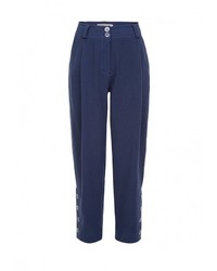 Темно-синие узкие брюки от LO