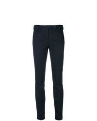 Темно-синие узкие брюки от Loro Piana