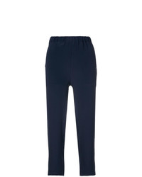 Темно-синие узкие брюки от Marni