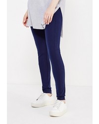 Темно-синие узкие брюки от Modis