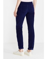 Темно-синие узкие брюки от Modis