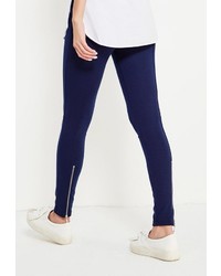 Темно-синие узкие брюки от Modis