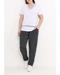 Темно-синие узкие брюки от Modis