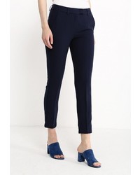 Темно-синие узкие брюки от Motivi