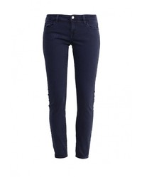 Темно-синие узкие брюки от Motivi