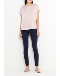 Темно-синие узкие брюки от Motivi