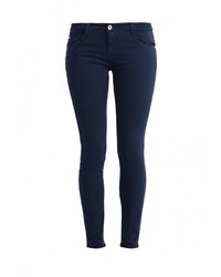 Темно-синие узкие брюки от Motivi