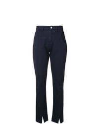 Темно-синие узкие брюки от MSGM