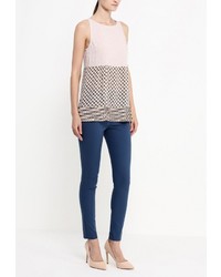 Темно-синие узкие брюки от Patrizia Pepe