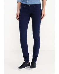 Темно-синие узкие брюки от Pepe Jeans