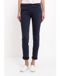 Темно-синие узкие брюки от Perfect J