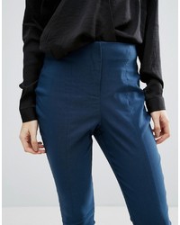 Темно-синие узкие брюки от Asos