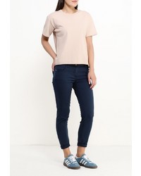 Темно-синие узкие брюки от Piazza Italia