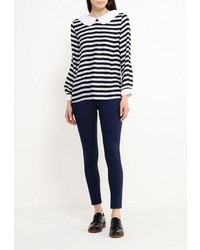 Темно-синие узкие брюки от Piazza Italia