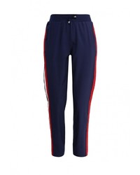 Темно-синие узкие брюки от QED London