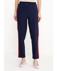 Темно-синие узкие брюки от QED London