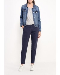 Темно-синие узкие брюки от Rifle