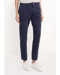 Темно-синие узкие брюки от Rifle