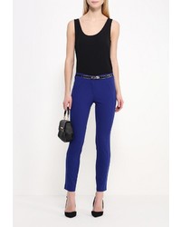 Темно-синие узкие брюки от Rinascimento