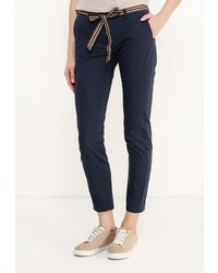 Темно-синие узкие брюки от Rinascimento