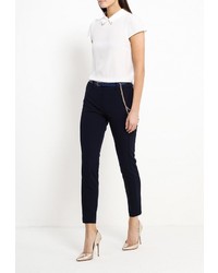 Темно-синие узкие брюки от Rinascimento