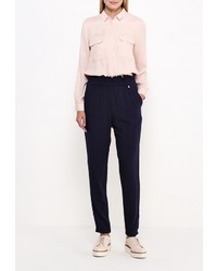 Темно-синие узкие брюки от Rinascimento