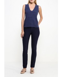 Темно-синие узкие брюки от Rinascimento