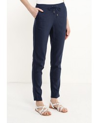 Темно-синие узкие брюки от Sela