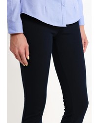 Темно-синие узкие брюки от Sela