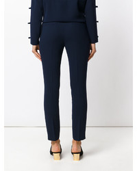 Темно-синие узкие брюки от Steffen Schraut