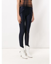 Темно-синие узкие брюки от Andrea Bogosian