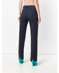 Темно-синие узкие брюки от MSGM