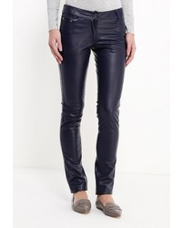 Темно-синие узкие брюки от Softy