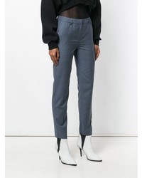 Темно-синие узкие брюки от Act N°1