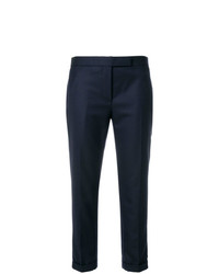 Темно-синие узкие брюки от Thom Browne