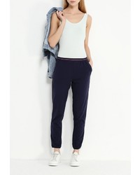 Темно-синие узкие брюки от Topshop