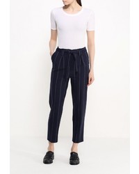 Темно-синие узкие брюки от Topshop