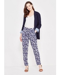 Темно-синие узкие брюки от Troll