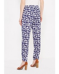 Темно-синие узкие брюки от Troll