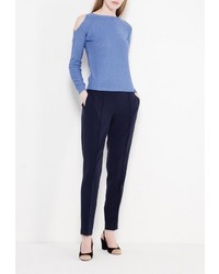 Темно-синие узкие брюки от Zarina