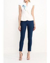 Темно-синие узкие брюки от Zarina