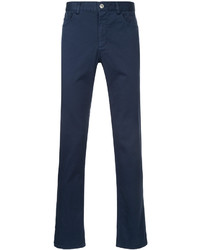 Мужские темно-синие хлопковые брюки от Cerruti