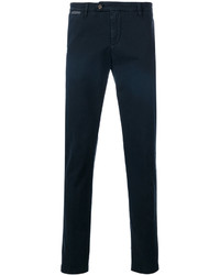 Мужские темно-синие хлопковые брюки от Eleventy