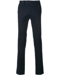 Мужские темно-синие хлопковые брюки от Pt01