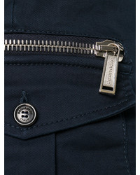 Мужские темно-синие хлопковые брюки от DSQUARED2