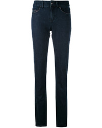 Темно-синие хлопковые джинсы скинни от Armani Jeans