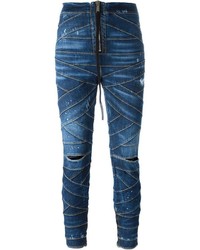 Темно-синие хлопковые джинсы скинни от Dsquared2