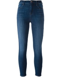 Темно-синие хлопковые джинсы скинни от J Brand
