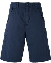 Мужские темно-синие хлопковые шорты от Armani Jeans