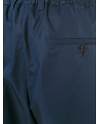 Мужские темно-синие хлопковые шорты от Marni